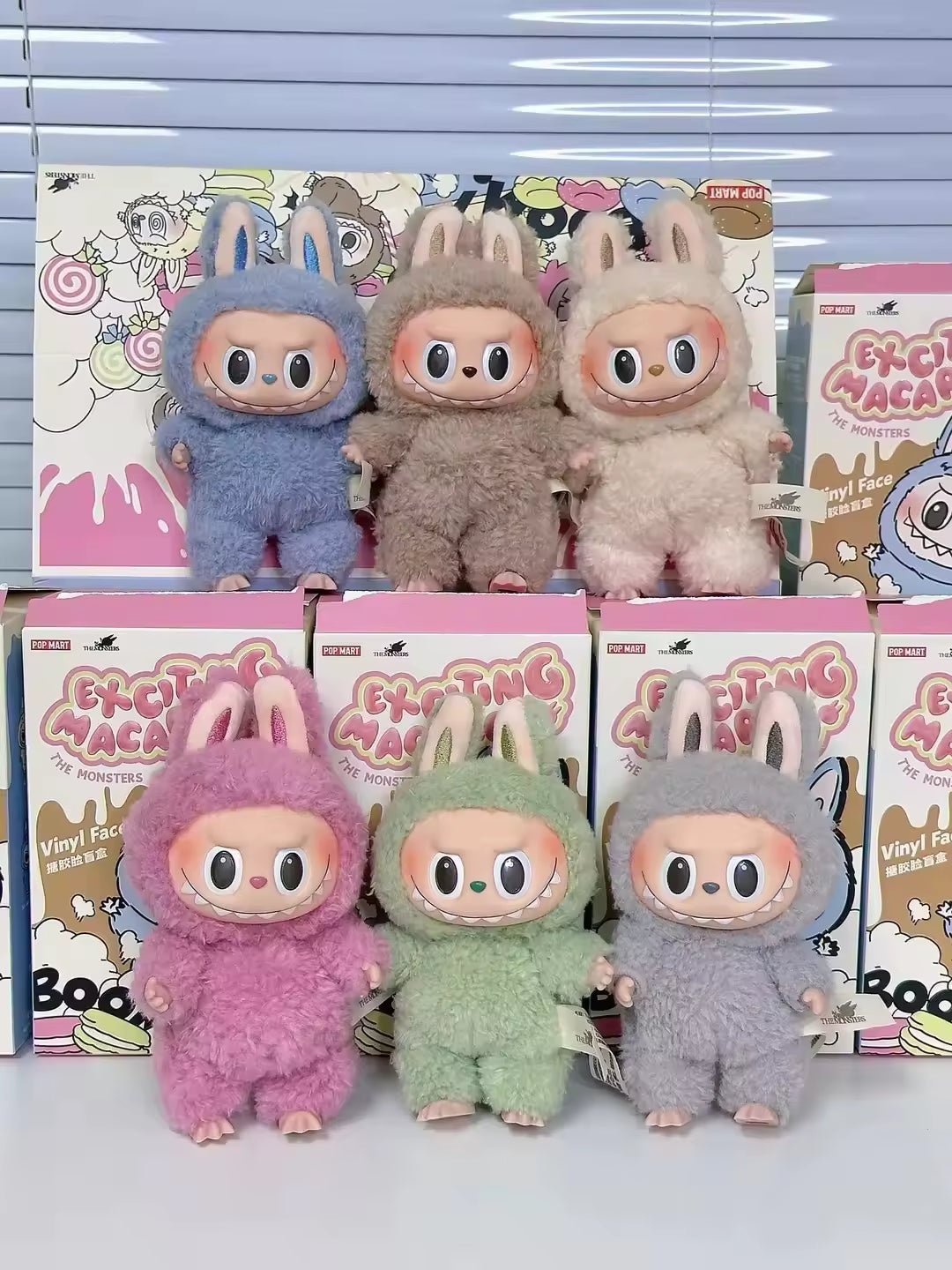 Presale Original New Arrival Popmart V3 3.0 Generation the Monsters Labubu Big Into Energy Vinyl Plush Pendant Blind Mystery Box