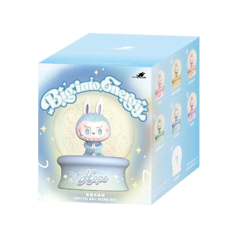 NEW Hot 100% Original POPMART Labubu the Monsters Big Into Energy Series Crystal Ball Souvenirs Blind Box Gifts for Children