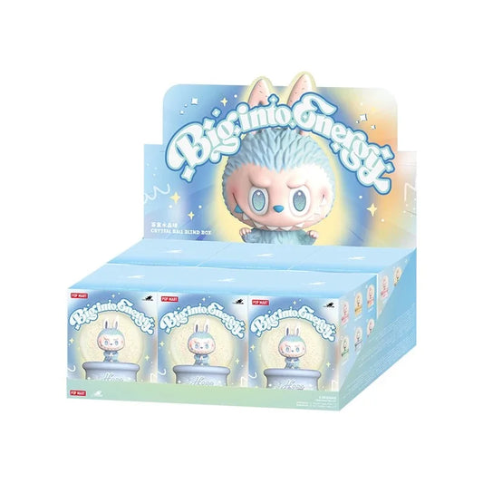 NEW Hot 100% Original POPMART Labubu the Monsters Big Into Energy Series Crystal Ball Souvenirs Blind Box Gifts for Children