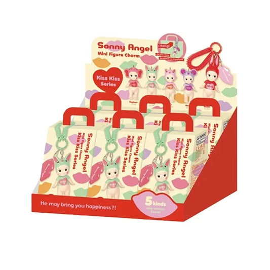 2025 New Original Sonny Angel Kiss Kiss Series Mystery Blind Box Mini Figure Charm Valentine's Day Gift